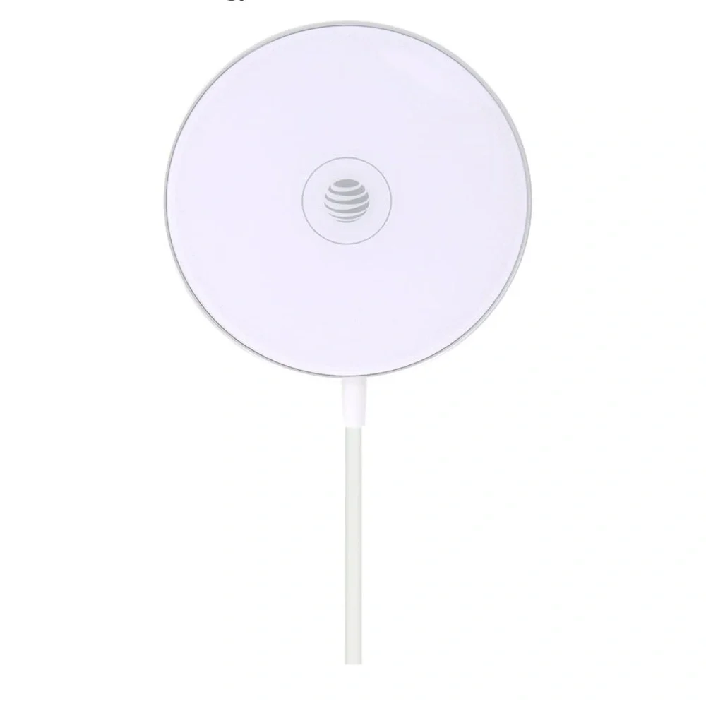 White Circular Wireless Charger